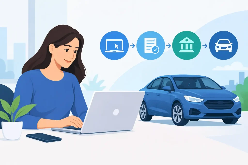 Cómo solicitar crédito vehicular online paso a paso